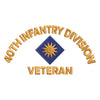 U.S. Army 40th Infantry Division Logo digitized embroidery design