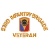 U.S. Army 53rd Infantry Brigade digitized embroidery design