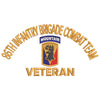 U.S. Army 86th Infantry Brigade Combat Team digitized embroidery design