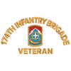 U.S. Army 174th Infantry Brigade digitized embroidery design
