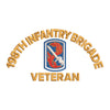 U.S. Army 198th Infantry Brigade Logo digitized embroidery design