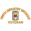 U.S. Army 199th Infantry Brigade digitized embroidery design