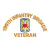 U.S. Army 199th Infantry Brigade Logo digitized embroidery design