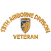 U.S. Army 13th Airborne Divison digitized embroidery design