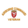 U.S. Army Airborne Command Logo digitized embroidery design