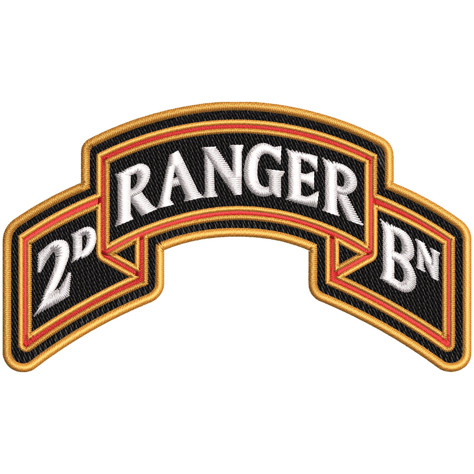 U.S. Army 2nd Ranger Battalion Logo | Army Digitized Embroidery Design ...