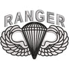 U.S. Army Paratrooper and Ranger Badge digitized embroidery design