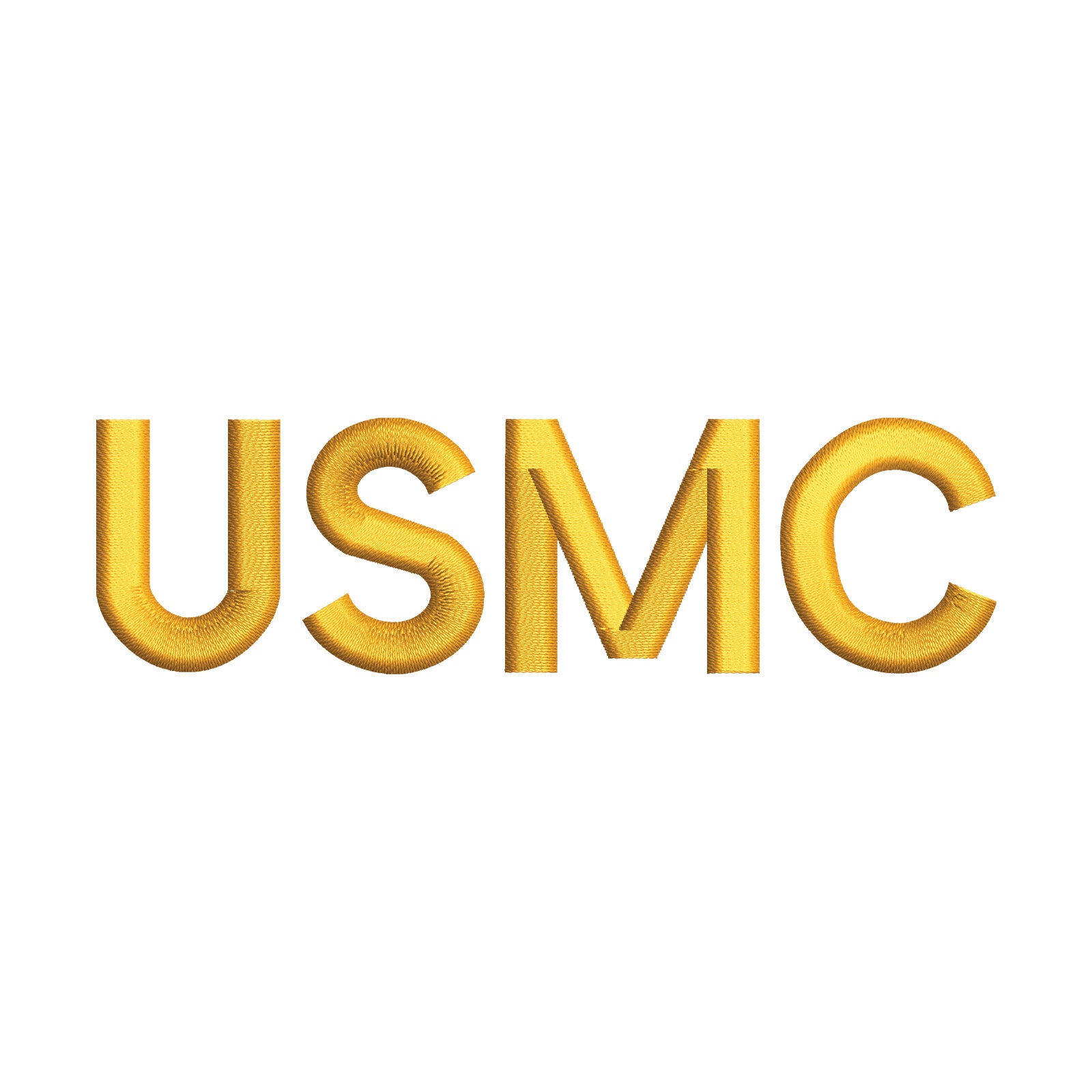 Usmc Lettering Designs USMC Letter Design | Marine Digitized Embroidery Design | e4Hats ...