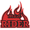 Mad Rider digitized embroidery design