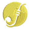 Jazz Music Show Icon digitized embroidery design