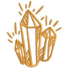 Magical Crystal digitized embroidery design