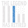 The Legend Has Retired dtg printing design