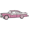 Pink Vintage Car digitized embroidery design