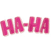 HA-HA digitized embroidery design