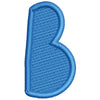Doodle Letter B digitized embroidery design