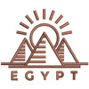 Egypt Pyramind Logo digitized embroidery design