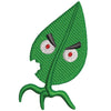 Leaf Monster digitized embroidery design