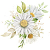 Water Color Daisy dtg printing design