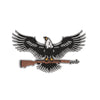 Eagle with Rifle digitized embroidery design