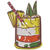 Hand Drawn Cocktail digitized embroidery design