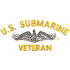 Licensed US Submarine Veteran digitized embroidery design
