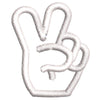 Two Gesture with FIngers digitized embroidery design