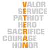 Honor Veteran dtg printing design