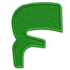 Artistic Letter F digitized embroidery design