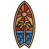 Surf Board Mural digitized embroidery design