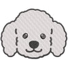 Adorable Poodle digitized embroidery design