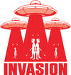 Invasion dtg printing design
