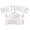 Retired Flight Engineer digitized embroidery design
