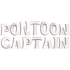Pontoon Captain digitized embroidery design