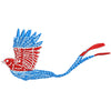 Costa Rica Bird digitized embroidery design
