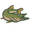 Pike Fish digitized embroidery design