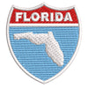 Florida Map on Road Sign digitized embroidery design