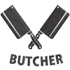 Butcher digitized embroidery design