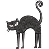 Halloween Cat digitized embroidery design