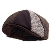 Boy's 8 Panel Newsboy Cap - Brown OSFM