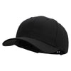 6 Panel Structured Cotton Twill Cap Made in USA - Black OSFM