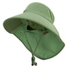 UPF 50+ Wide Brim Sun Hat With Neck Flap - Cactus M-L