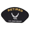 Retired US Air Force Patch - Black OSFM