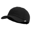 6 Panel Unstructured Cotton Twill Cap Made in USA - Black OSFM