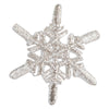 Small Snowflakes Christmas Embroidered Iron On Patch - Silver OSFM