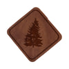 Pine Tree Faux Leather Patch - Pine Tree OSFM