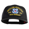 USCG Loran Station 1968 1983 Sylt Germany Patched Solid Cotton Twill Mesh Prostyle Cap - Black OSFM