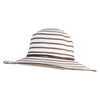 Women's 4" Brim Stitch Detailed Crushable Hat - White OSFM