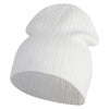 Acrylic Cable Short Beanie - White OSFM