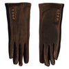 Women's Textured Metallic Texting Gloves - Bronze Gold OSFM