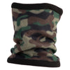 Camouflage Fleece Neck Warmer - Green OSFM